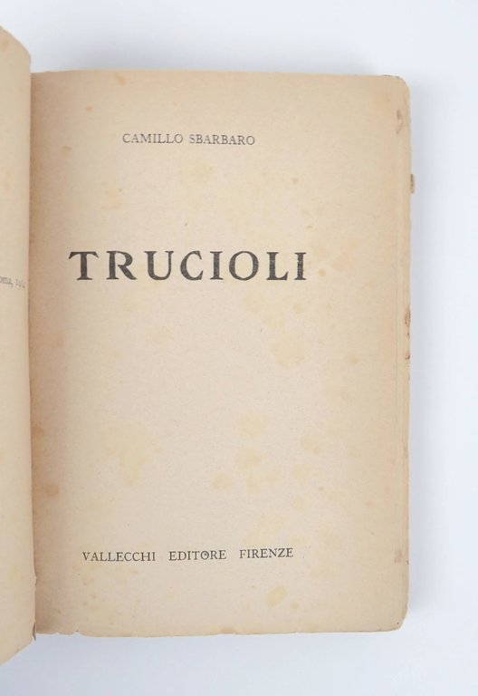 Trucioli (1914 - 1918)