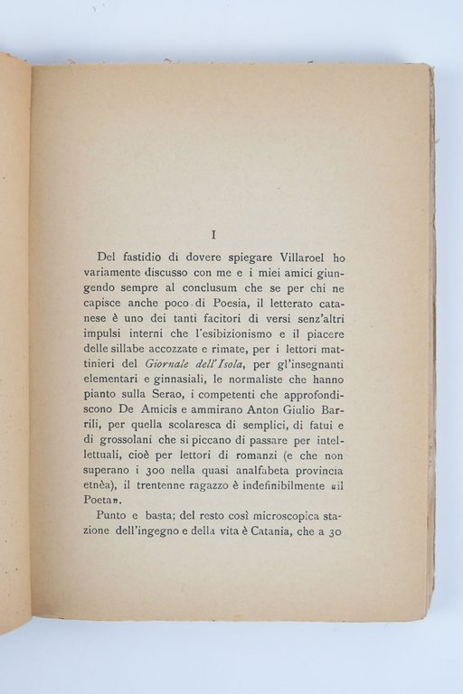 Un poeta di provincia. Schiarimento catanese in difesa della poesia