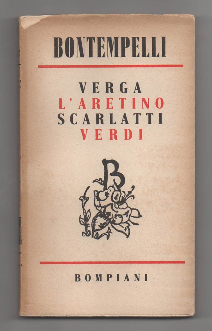 Verga l’Aretino Scarlatti Verdi. Nuovi discorsi di Massimo Bontempelli