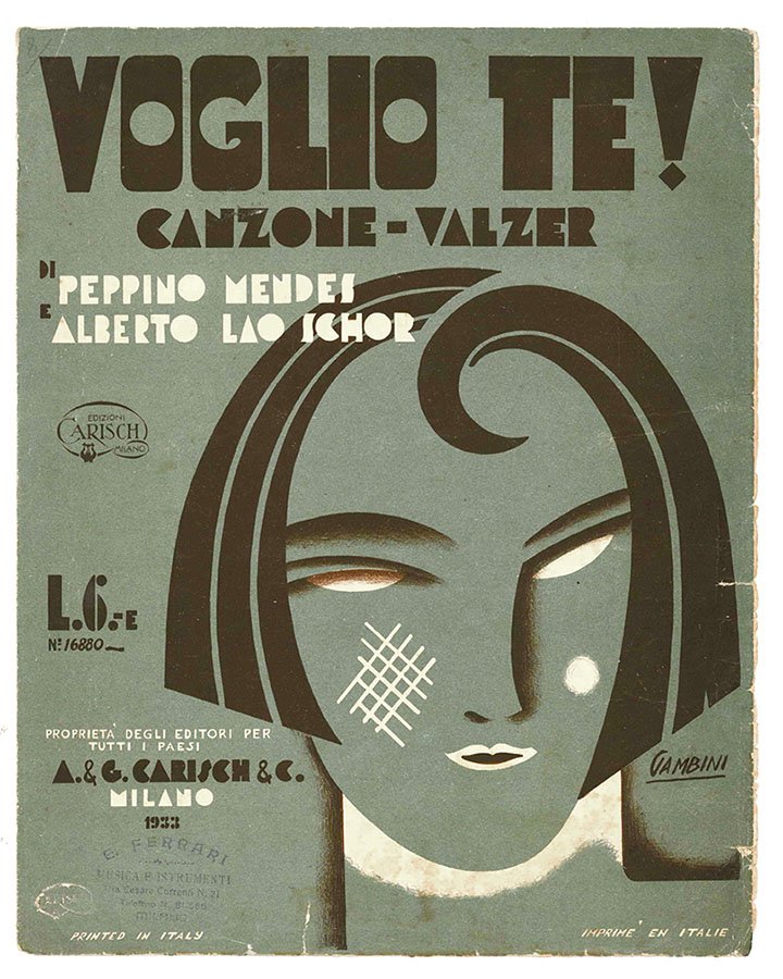 Voglio te! Canzone-valzer di Peppino Mendes e Alberto Lao Schor