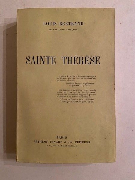 Sainte Thérèse