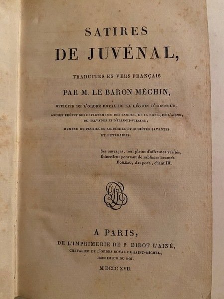 Satires de Juvénal