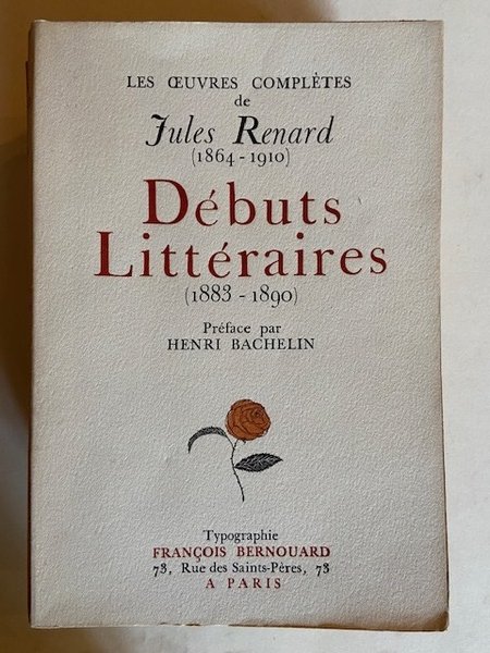Débuts Littéraires 1883-1890