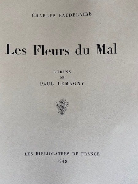 Les Fleurs du Mal