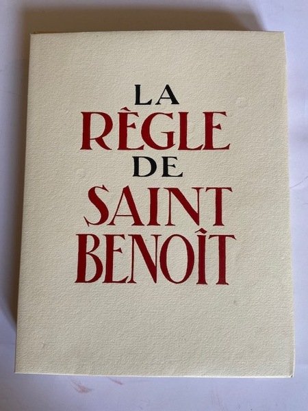 La Règle de Saint Benoist