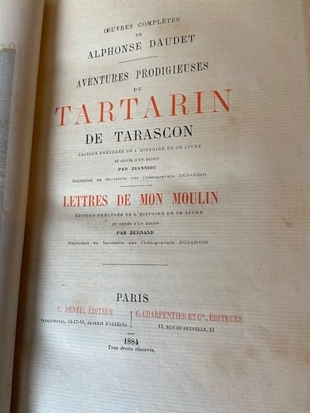 Aventures Prodigieuses de Tartarin de Tarascon (édition précédée de l'histoire …