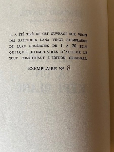 Lettre à un Képi Blanc