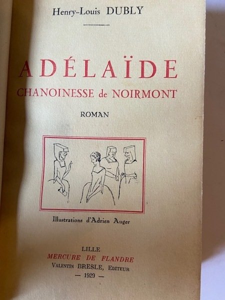 Adélaïde Chanoinesse de Noirmont