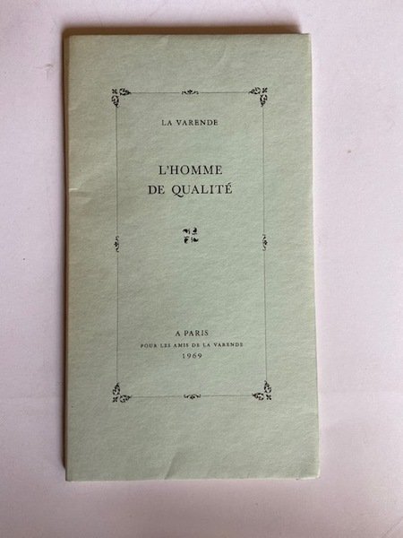 L'Homme de Qualité