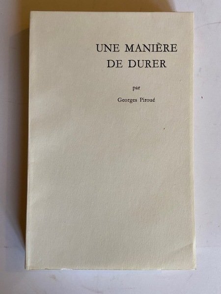 Une Manière de Durer