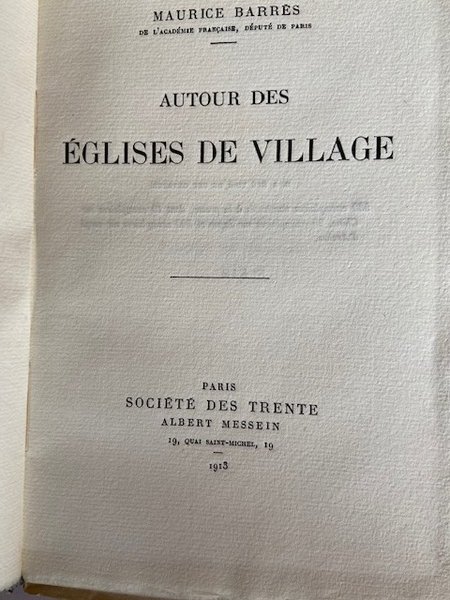 Autour des Eglises de Village