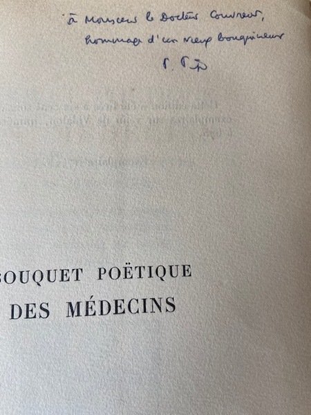 Bouquet Poétique des Médecins Chirurgiens, Dentistes & Apothécaires