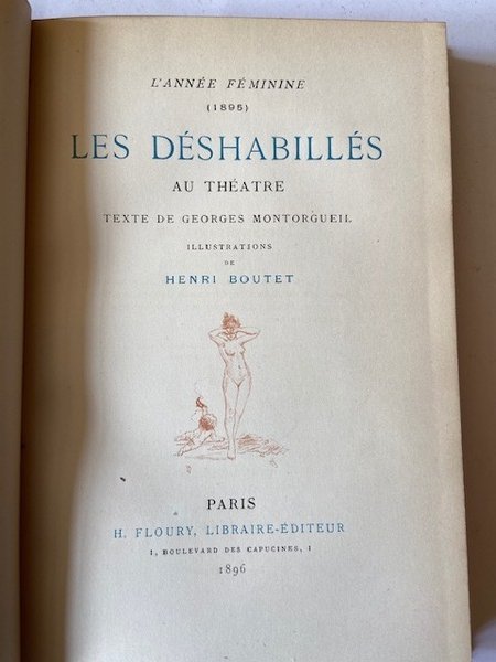 L'Année Féminine (1895) - Les Déshabillés au Théâtre