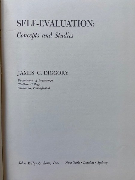Self-Evaluation - Concepts and Studies