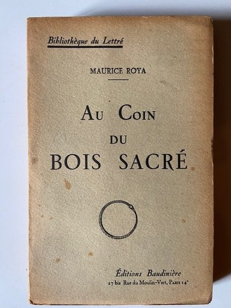 Au Coin du Bois sacré