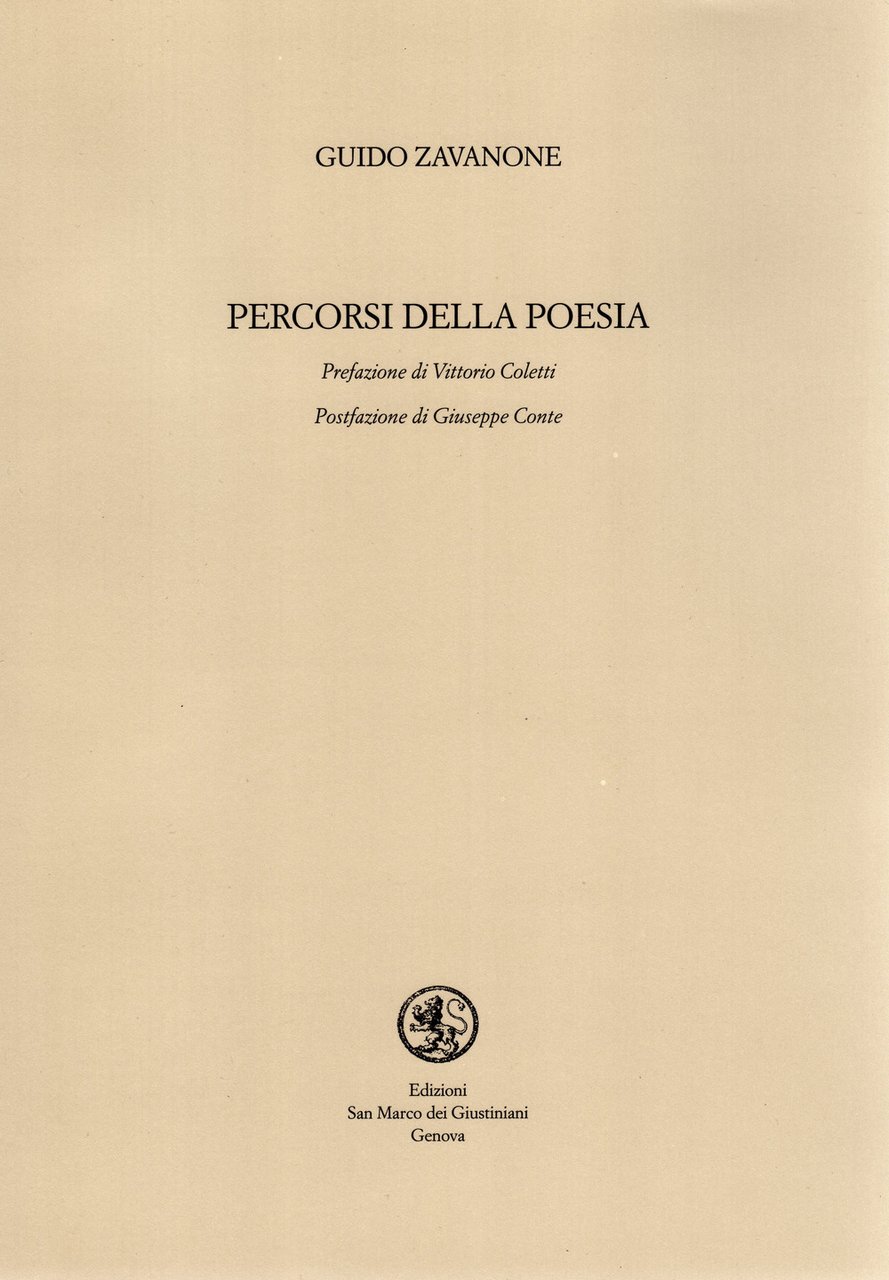 Percorsi della poesia