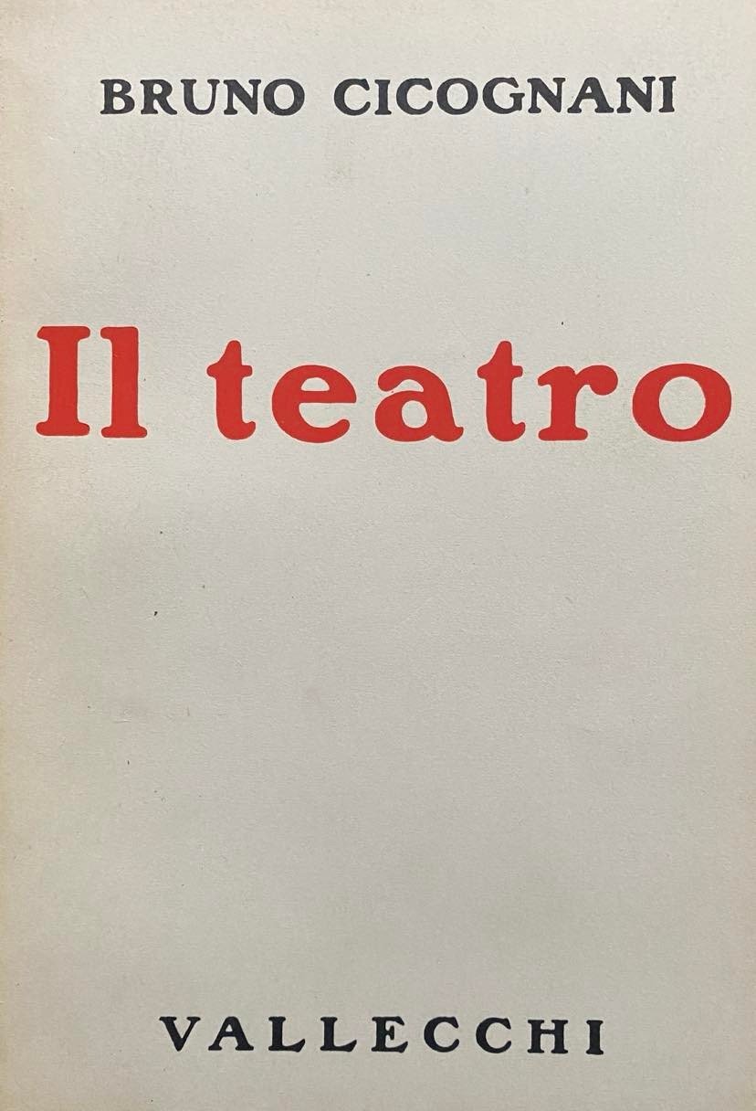 Bruno CICOGNANI - Il teatro - 1960