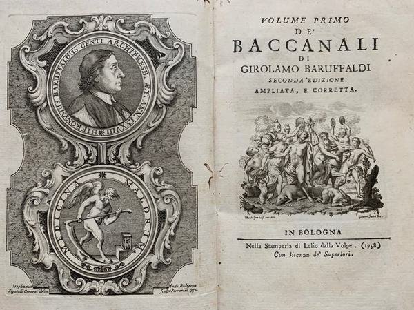Girolamo BARUFFALDI – Baccanali - 1758