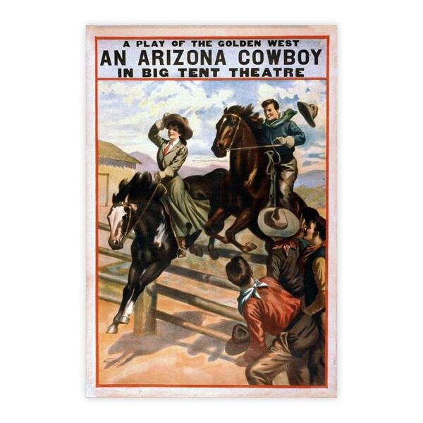 An Arizona Cowboy - In big tent theatre