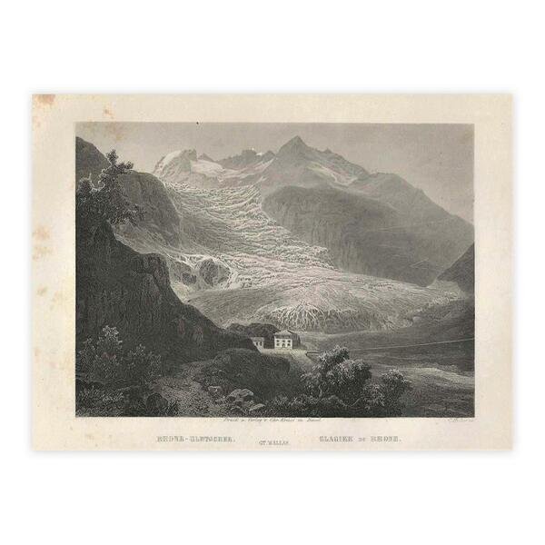 Rhone - Gletscher - Glacier du Rhone - Ct.Wallis