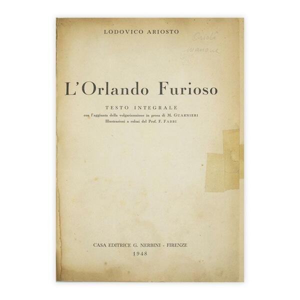 Lodovico Ariosto - L'Orlando Furioso