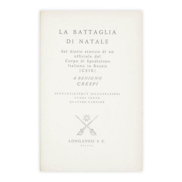 Benigno Crespi - La battaglia di Natale