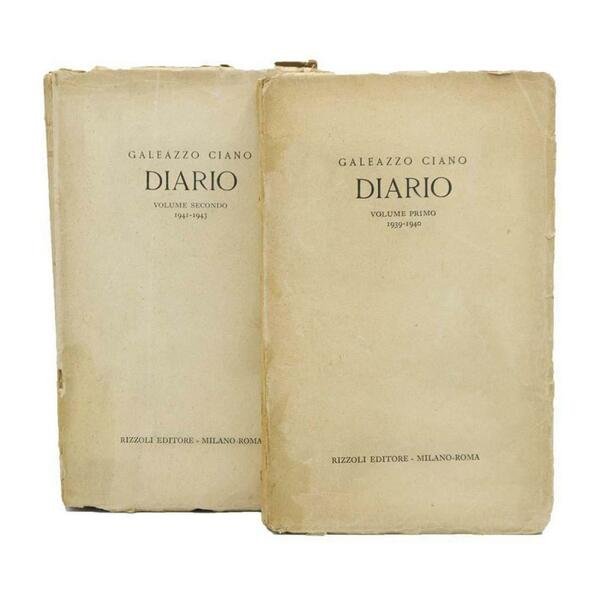 Galeazzo Ciano - Diario -2 volumi