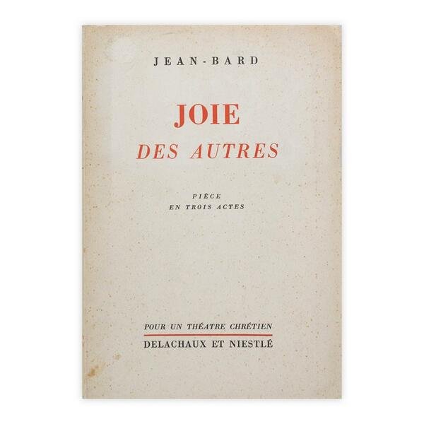 Jean-Bard - Joie des autres - Autografato