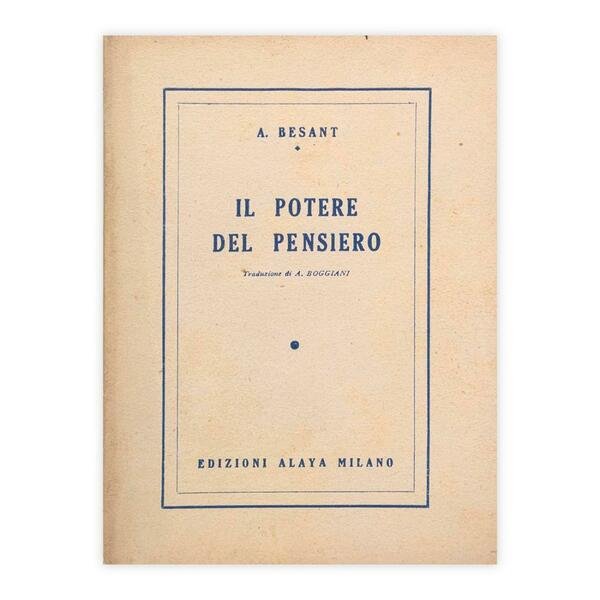 A. Besant - Il potere del pensiero