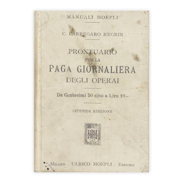 C. Carregaro Negrin - Prontuario per la paga giornaliera degli …