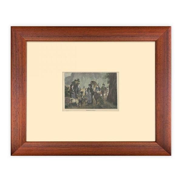 Xilografia colorata a mano - Val Verzasca, la strada verso … | Immagine Gallery 1