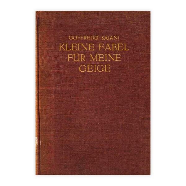 Goffredo Sajani - Kleine fabel für meine geige