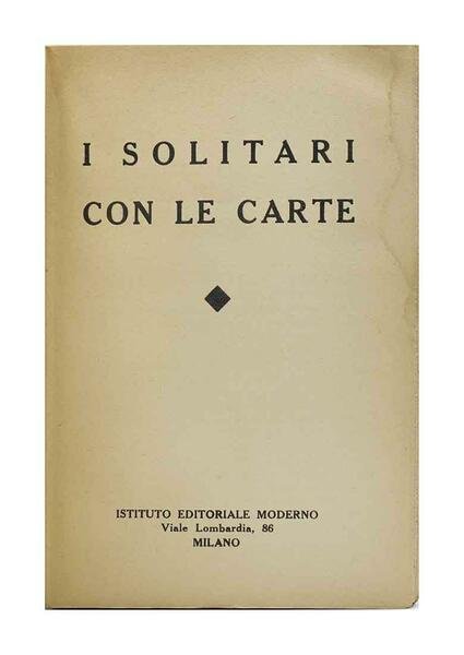 I solitari con le carte