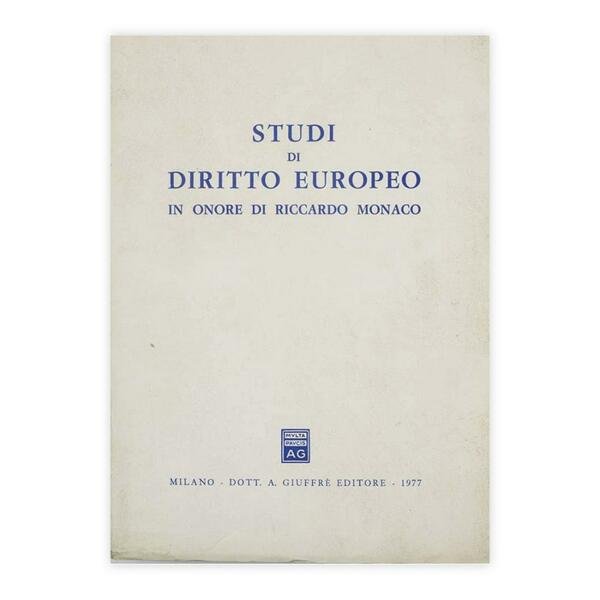 Studi di diritto Europeo