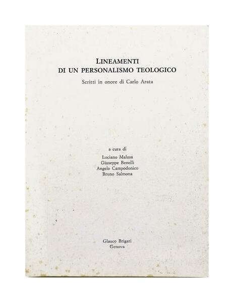 Lineamenti di un personalismo teologico