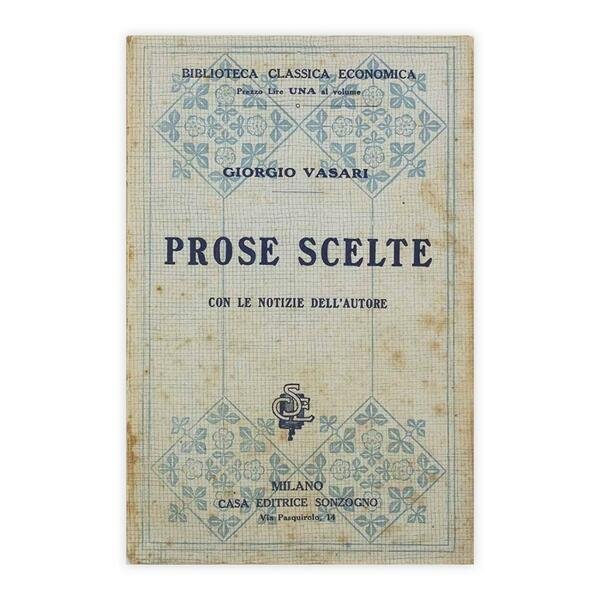 Giorgio Vasari - Prose Scelte