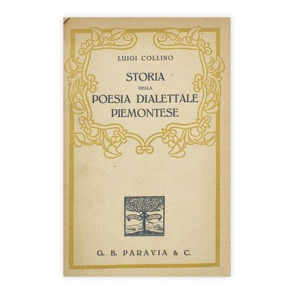 Storia della Poesia dialettale Piemontese