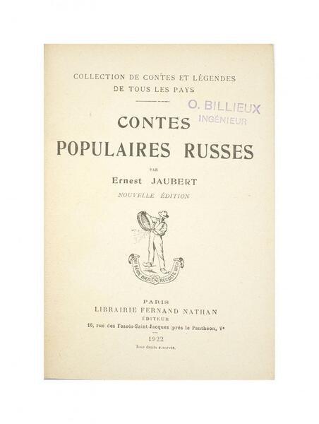 Contes Populaires Russes