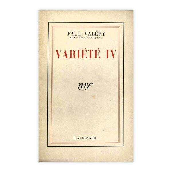 Paul Valéry - Variétè IV