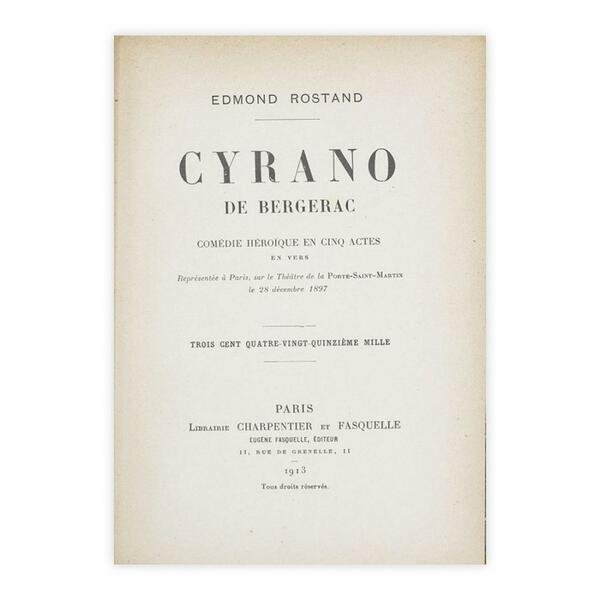 Edmond Rostand - Cyrano de Bergerac