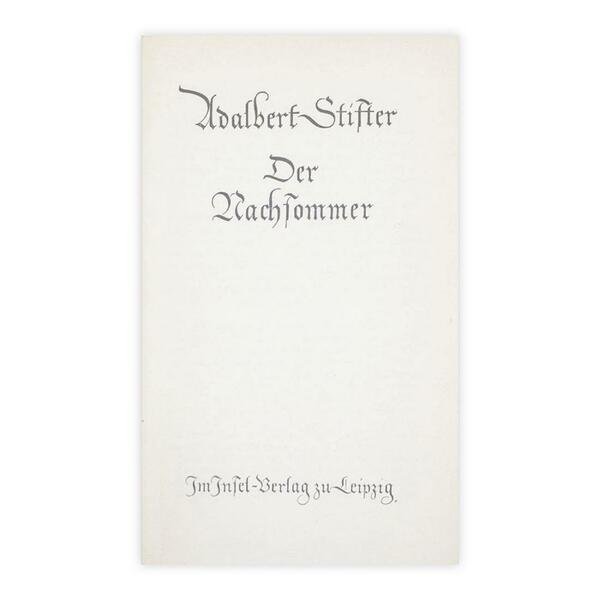 Adalbert Stifter - der nachsommer