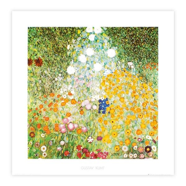 Gustav Klimt - Flowery Garden (detail)
