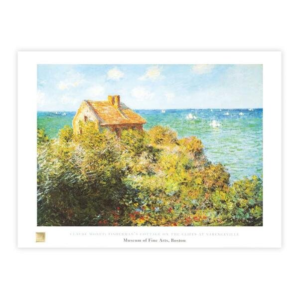 Claude Monet: Fisherman's Cottage on the cliffs at Varengeville | Immagine Gallery 1