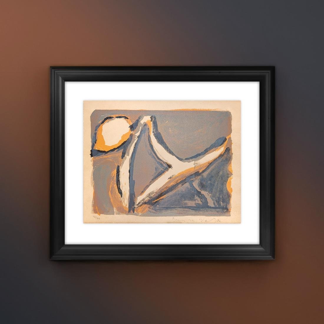 Abraham Gerardus VAN VELDE (1895-1981) Litografia 12/40 | Immagine principale