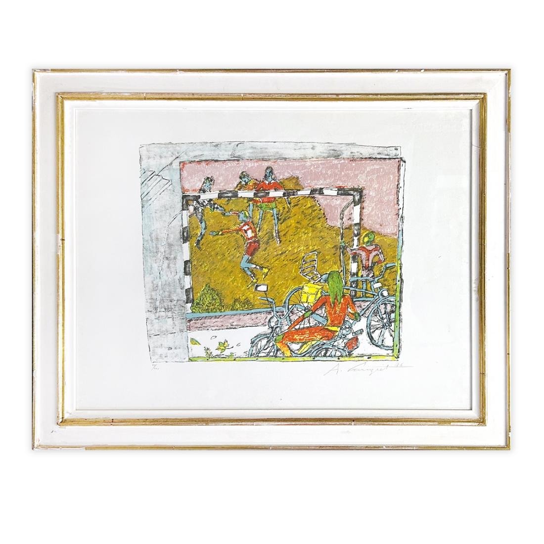 Alois CARIGIET (1902-1985) litografia a colori 1976