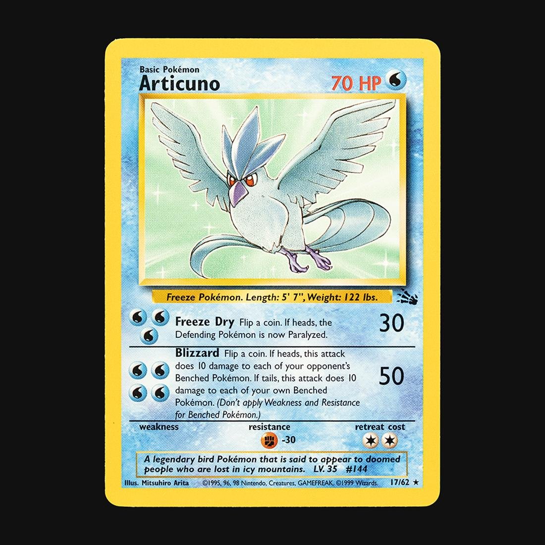 Articuno 17/62 ENG Near Mint
