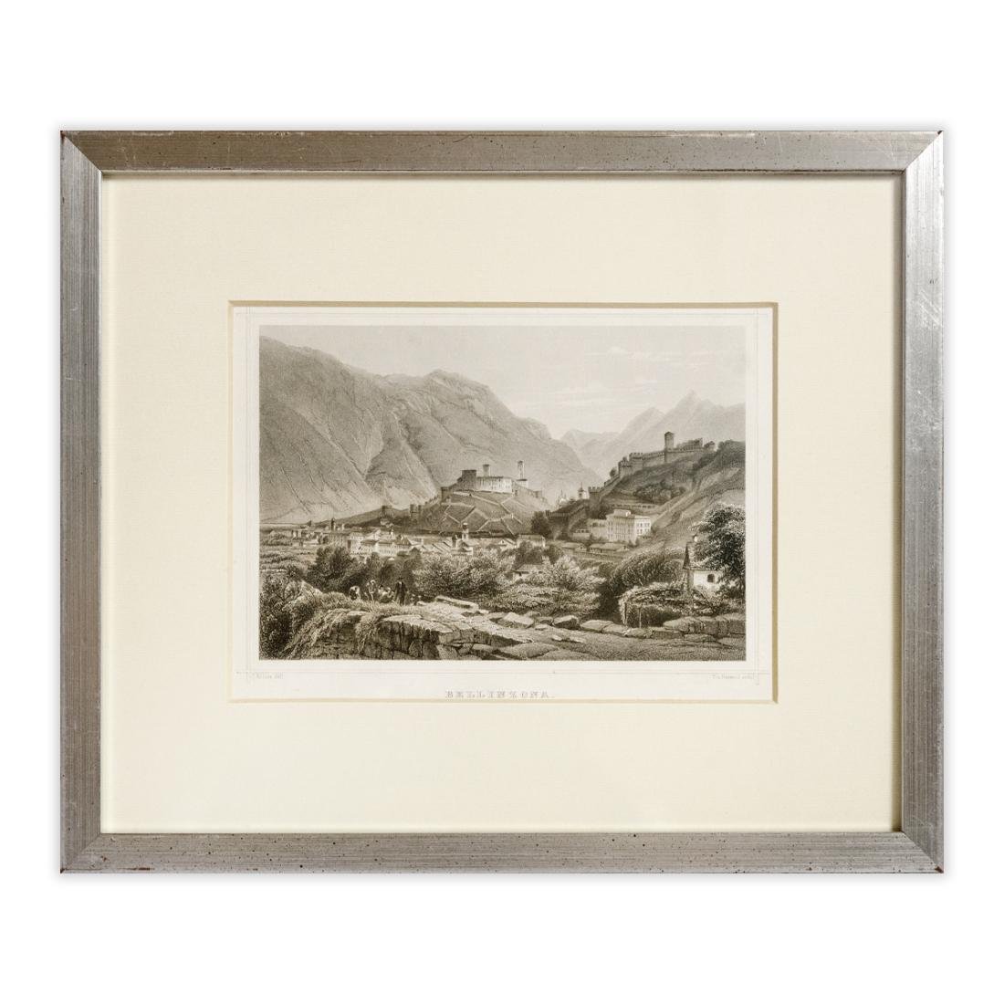 Bellinzona, vista da meridione - 1861 | Immagine principale