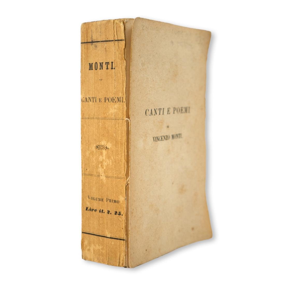 Canti e Poemi di Vincenzo Monti 1862 - Volume I