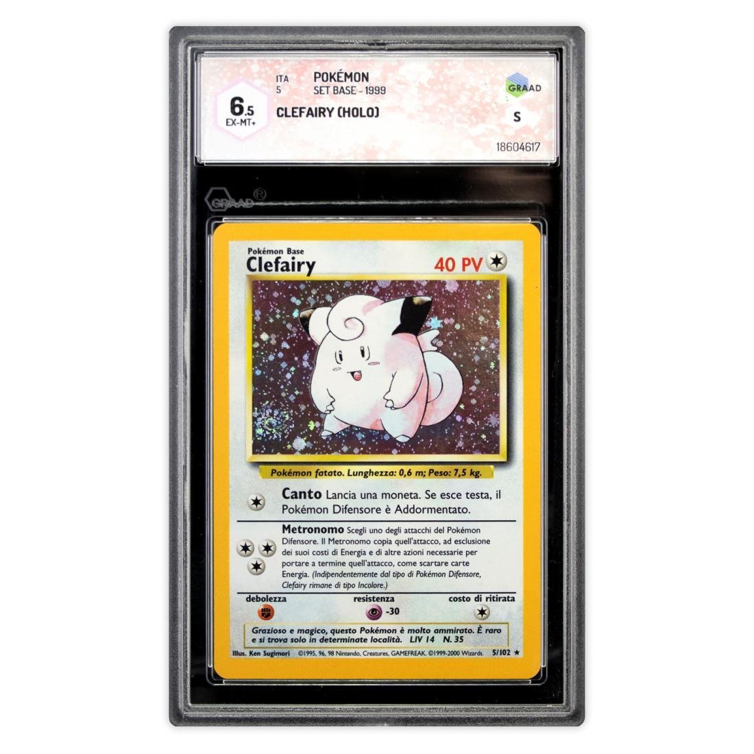 Clefairy 5/102 - Set Base Italiano 1999 Swirl - EX … | Immagine principale