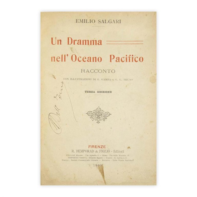 Emilio Salgari - Un Dramma nell'Oceano Pacifico